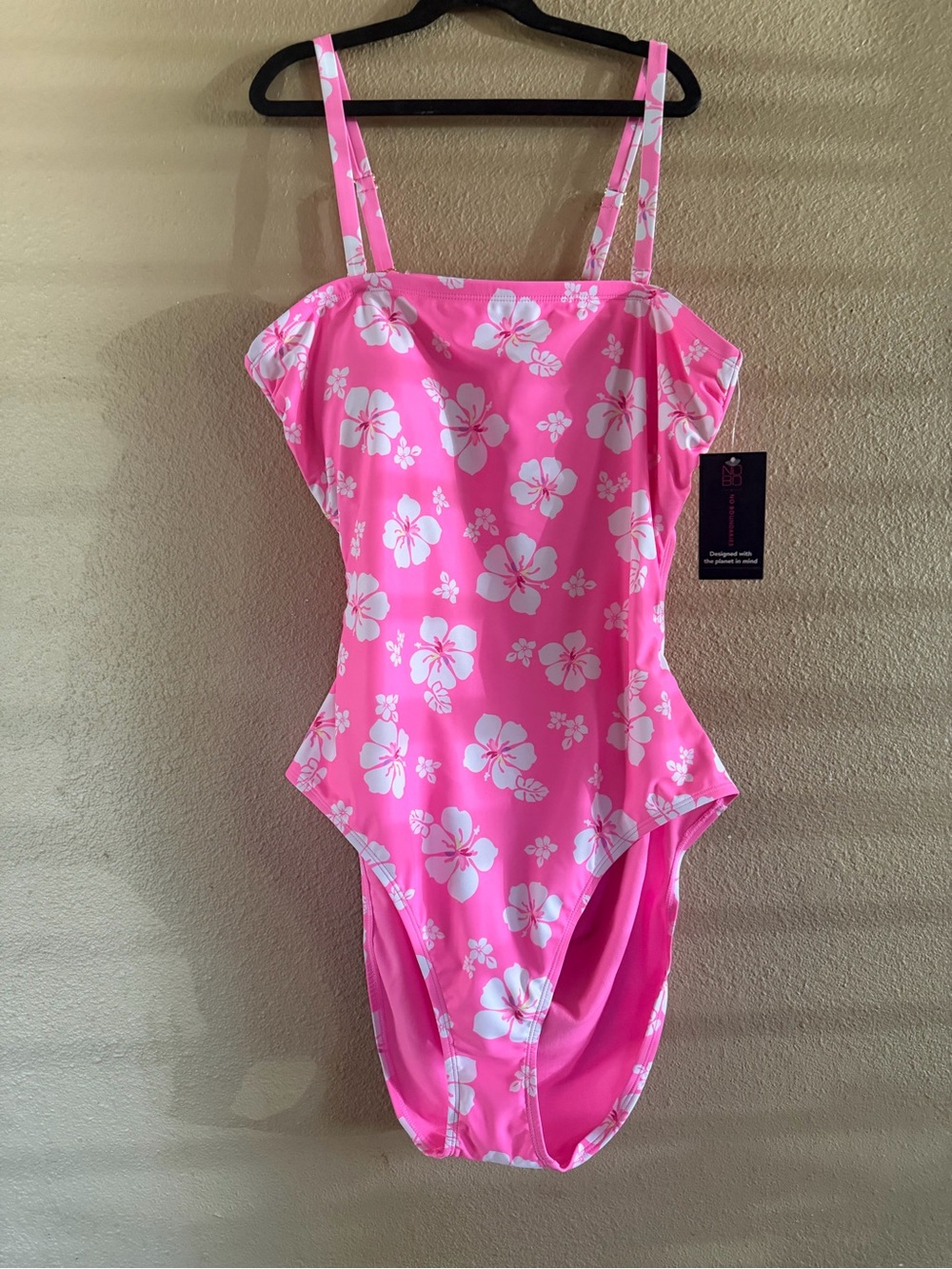 No Boundaries Pink Floral One-Piece Swimsuit
